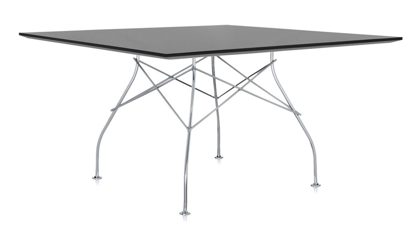 Glossy Square Table by Kartell Furniture Tables